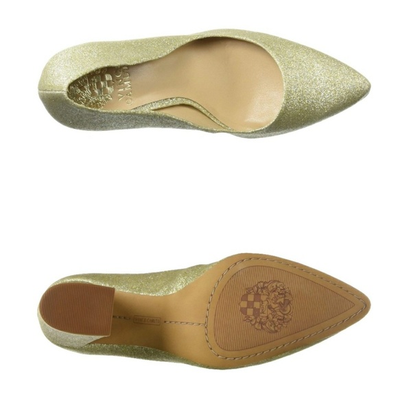 Glam Glitter Vince Camuto Block Heels - Picture 5 of 8